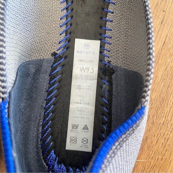 Rothy’s THE POINT flat grey size 9.5 - Picture 14 of 15